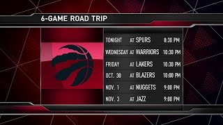 Raptors Game Preview Toronto at San Antonio  October 23 2017 [upl. by Arsi]