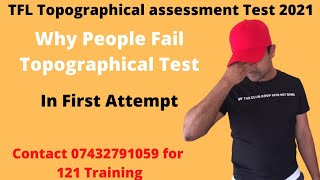 TFL Topographica assessment Test 2021  Why people fail topographical test in first attempt  TFL [upl. by Yenroc]