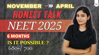 Can you crack NEET in 6 months  roadmap to get 680 marks  NIDHI VERMA neet neet2025 [upl. by Harragan833]