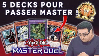 5 Decks pour passer Master sur YuGiOh Master Duel en novembre 2024 [upl. by Attenor151]