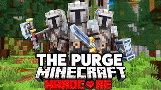 100 Players Simulate a MEDIEVAL PURGE in Minecraft [upl. by Eitirahc396]