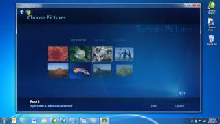 Create a Slideshow of Pictures with Media Center [upl. by Kynthia]