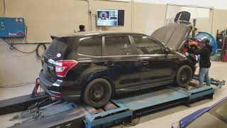 Prime Built  JRTuned STI Swapped 2015 Forester XT laying down 971whp [upl. by Aryamoy700]