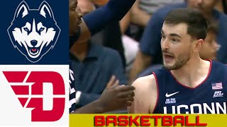 2 UCONN vs DAYTON Basketball Game Full Highlights 2024 [upl. by Balduin]