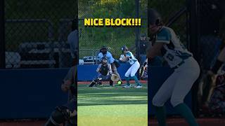 🔥Quick Reflexes Save the Day Catchers Clutch Block in Slow Mo softball [upl. by Nikolaos]