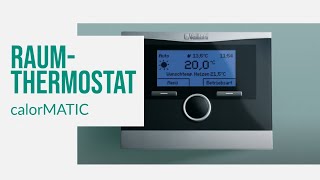 Raumthermostat calorMATIC  Vaillant [upl. by Cranston968]