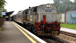 KTM Intercity IRCON YDM4 6697 With Ekspres Rakyat No 2 [upl. by Hosea]