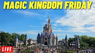 🔴 LIVE Magic Kingdom Friday for rides shows and the parades at Walt Disney World 7192024 [upl. by Adiaroz]