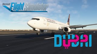 MSFS 2020 Unbelievable Graphics😍 Landing in DUBAI 🛬  Boeing 737800 [upl. by Ardath]