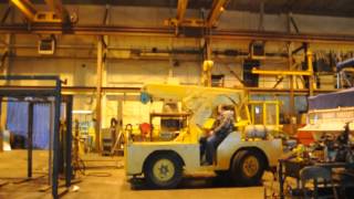 Drott Case Carry Deck Crane 5 Ton  Jib Boom LP Gas [upl. by Ivan]