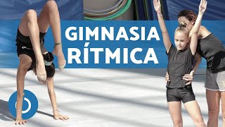 ACROBACIAS básicas de GIMNASIA RÍTMICA 🤸‍♀️ Clase COMPLETA [upl. by Lanette956]