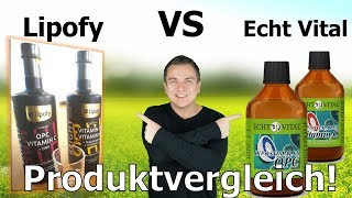 Liposomales Vitamin C  Liposomales OPC  Echt Vital vs Lipofy [upl. by Tsenre685]