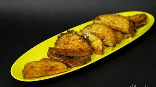 Egg Plant Fritters Fritelle di Melanzane [upl. by Renato738]