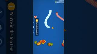 Wormszone Magic🐍 Game play Short  worms youtubeshort slitheriowormatiogames [upl. by Renba]