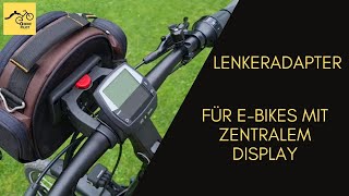 Klickfix Lenkeradapter E  so montierst du den Adapter an deinem EBike [upl. by Alahc]