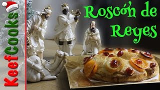 Roscón De Reyes  Spanish Christmas Bread  Cake [upl. by Aohk]