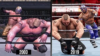 WWE 2K20 The Evolution Of 619 WWE Games [upl. by Ahseid]