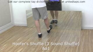 Hoofers Shuffle Tap Dance Move Shown by Rod Howell [upl. by Hewart820]