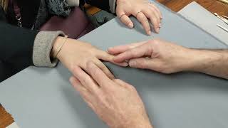 How to put on a finger prosthesis [upl. by Ramed684]