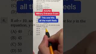 ASVAB Arithmetic Reasoning answers walkthrough 4 [upl. by Hourihan]