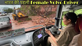 Journey With India’s First Female Volvo Bus Driver  15 करोड़ की बस चलती है Seema Thakur [upl. by Netniuq]