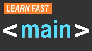 HTML main Tag Tutorial Semantic Element Easy Guide for Beginners [upl. by Ynoble399]