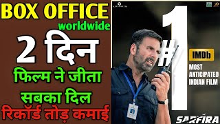 Sarfira 2nd Day Box Office Collection  Sarfira 2nd Day Box Office Collection worldwide  Akshay kmr [upl. by Lessig]