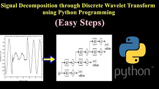 Signal Decomposition through Discrete Wavelet Transform using Python Programming [upl. by Gleich]