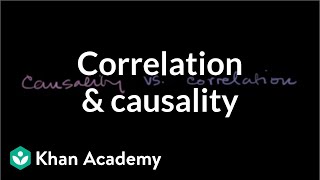 Correlation and causality  Statistical studies  Probability and Statistics  Khan Academy [upl. by Perl]