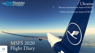 MSFS 2020 Flight Diary  1日1飛  Ukraine  UKOH to UKOO  Microsoft Flight Simulator 2020 [upl. by Pedro]