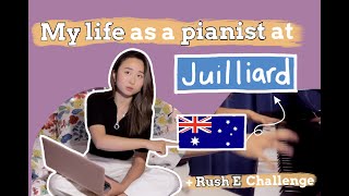 my life as a Juilliard pianist from Australia ✨ Rush E audition tips practice methods [upl. by Lehar]