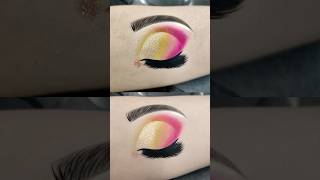 Tropical Sunset Eye Makeup Tutorial 🌅  Bright amp Bold Glam Look [upl. by Wonacott]