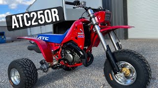 🔥 Restoring a Legend  The Honda ATC250R [upl. by Ekusoyr]