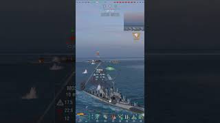 Warships🏴‍☠️  Reload booster amp Overpens Vs Tanky Cruiser worldofwarships wows cqc [upl. by Marie-Ann]