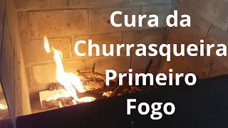 Churrasqueira Nova  Processo de Cura  Primeiro Fogo  How To  DIY [upl. by Niltiak976]