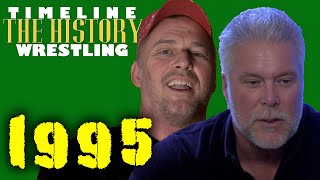 TIMELINE WRESTLING  1995  Kevin Nash WWF amp Sandman ECW [upl. by Joab]