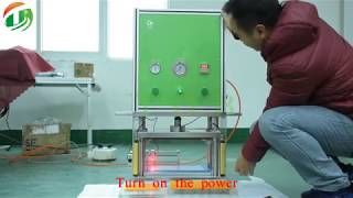 Battery Electrode die Cutter machine TOB MQ300 [upl. by Rosy]