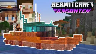 Hermitcraft 10 FLYING Sailing Driving  Episode 7 [upl. by Nalehp331]