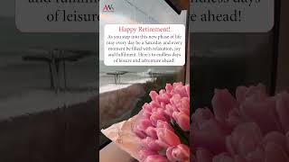 Happy Retirement  wishesdayeverybody  ytshorts retirement  wishes wishesforeveryone [upl. by Lindley]