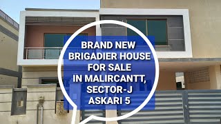 Brand new Brigadier house for sale in Malir Cantt  SectorJ  ASKV gallopproperties786 [upl. by Ainar]