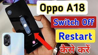 oppo a18 switch off kaise kareoppo a18 power offa18 switch off problem [upl. by Cochard276]