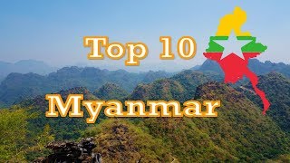 TOP 10 best places to visit in MYANMAR [upl. by Root506]