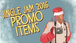 TF2 Yogscast Jingle Jam 2016 Genuine Promotional Badge Rewards [upl. by Demetre502]