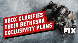 Microsoft Clarifies Bethesda Games Exclusivity Plans  IGN Daily Fix [upl. by Francie193]