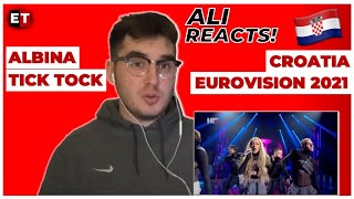 REACTION Albina  TickTock Eurovision 2021 🇭🇷 Croatia [upl. by Noslrac]