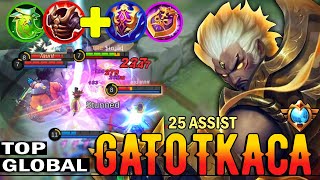 GATOTKACA BEST BUILD 2022  Full Tank with Damage And Sustain  MOBILE LEGENDS✓ [upl. by Einnij]