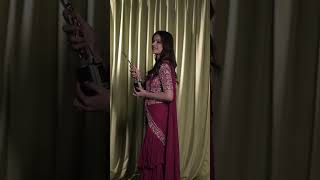 Vaishnavi Chaitanya beams as she holds her debut award high  SIIMA 2024  Dubai [upl. by Guthrie]