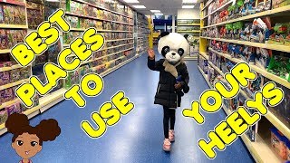 Best places to use your Heelys  Premium Lights 2 Lo with LED lights [upl. by Attenra]