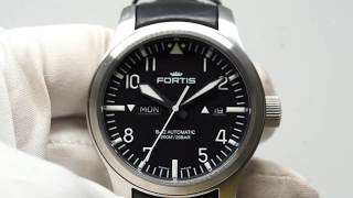 Fortis B42 Flieger Day Date Automatic 42mm 6551011 [upl. by Angi]