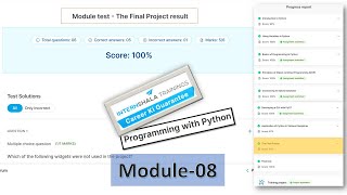 Programming with Python Module 8 The Final Project Solutions  Internshala  by Vikas sir [upl. by Aliekahs]